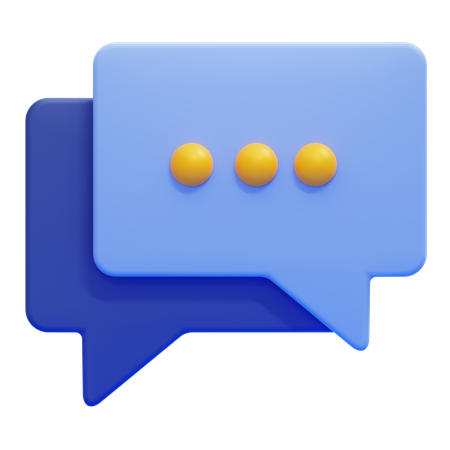 Chat  3D Icon