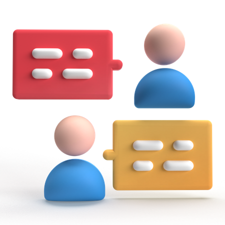 Chat  3D Icon