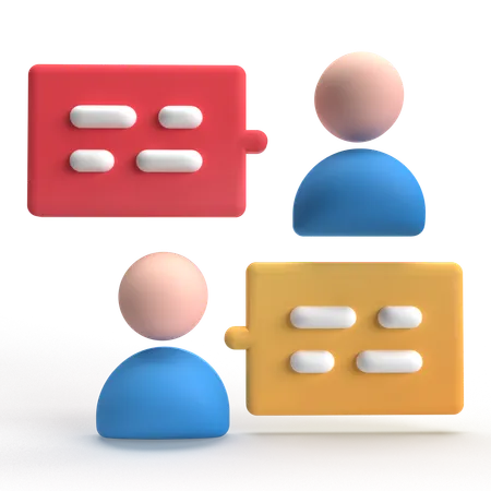 Chat  3D Icon