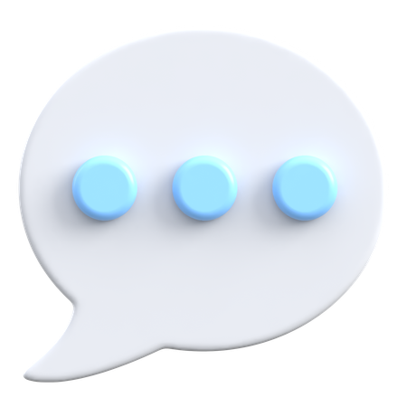 Chat  3D Icon