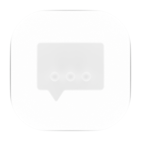 채팅  3D Icon