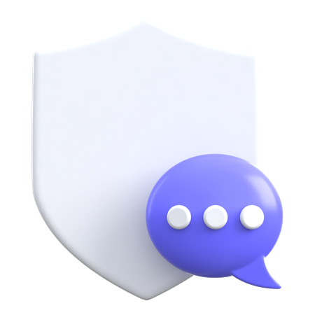 채팅  3D Icon