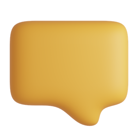チャット  3D Icon