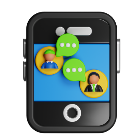 Chat  3D Icon