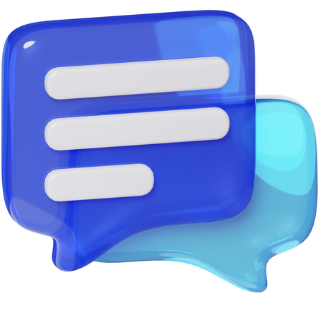 Chat  3D Icon