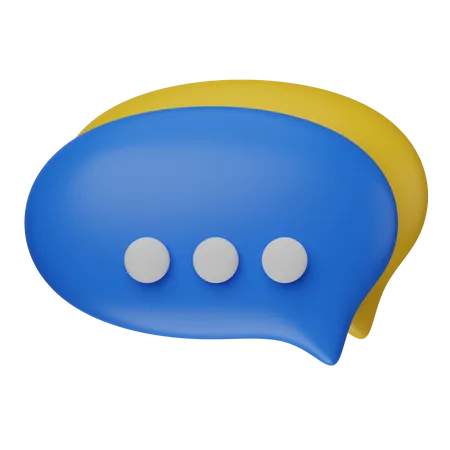 Chat  3D Icon