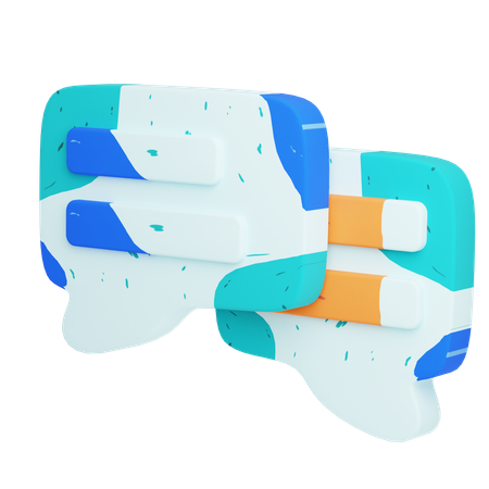Chat  3D Icon