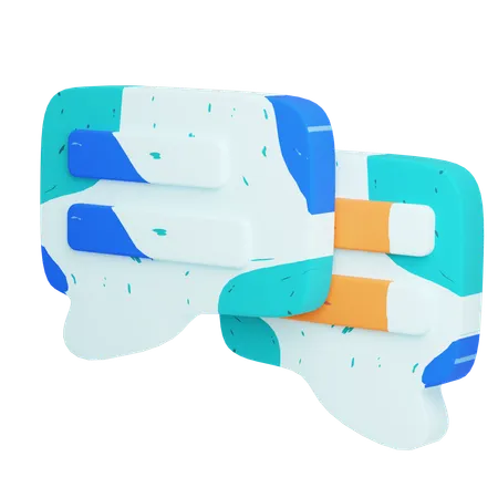 Chat  3D Icon