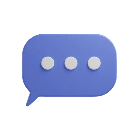 Chat  3D Icon