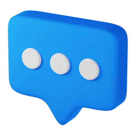 Chat  3D Icon