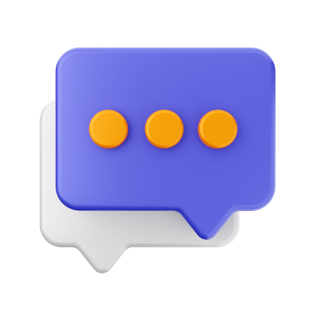 Chat  3D Icon