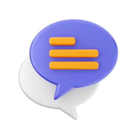 Chat  3D Icon