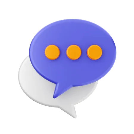 Chat  3D Icon