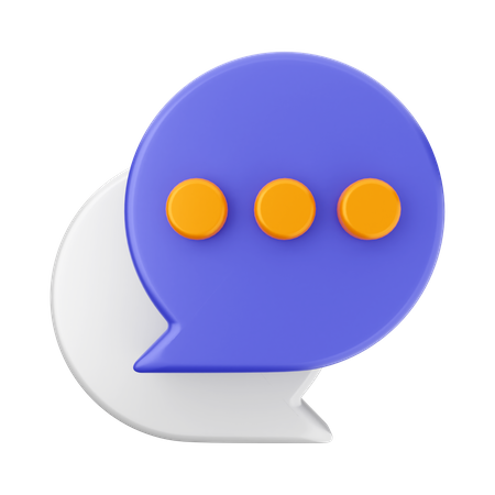 Chat  3D Icon