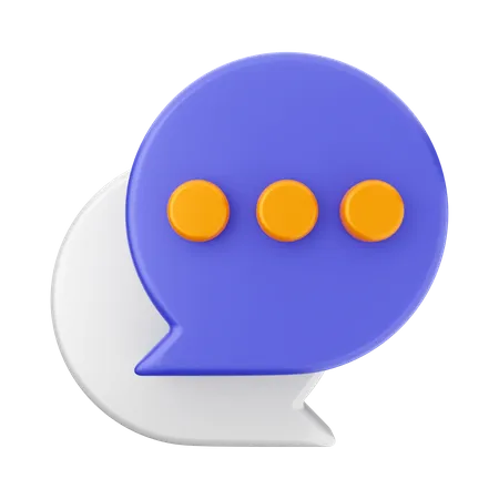 Chat  3D Icon