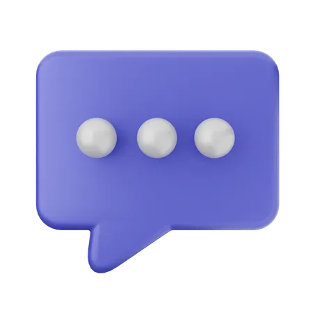 Chat  3D Icon