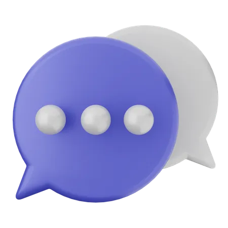 Chat  3D Icon