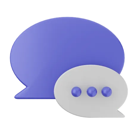 Chat  3D Icon