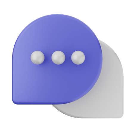 Chat  3D Icon