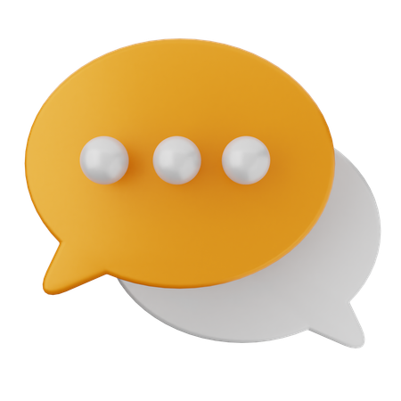 Chat  3D Icon