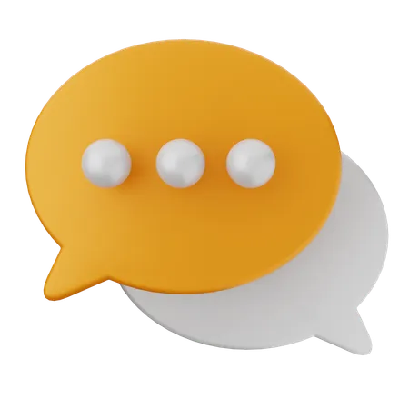 Chat  3D Icon