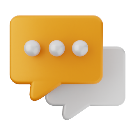 Chat  3D Icon