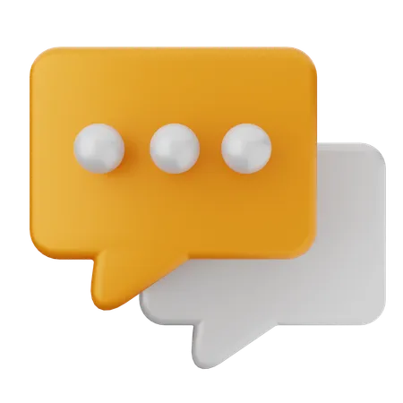 Chat  3D Icon