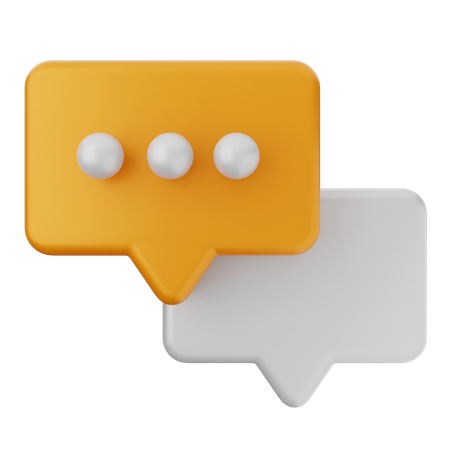 Chat  3D Icon