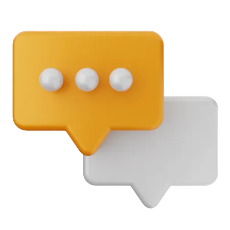 Chat  3D Icon