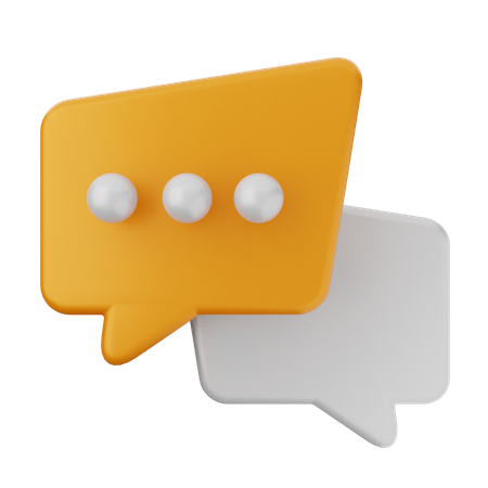 Chat  3D Icon