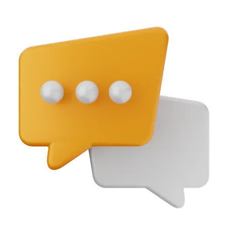 Chat  3D Icon