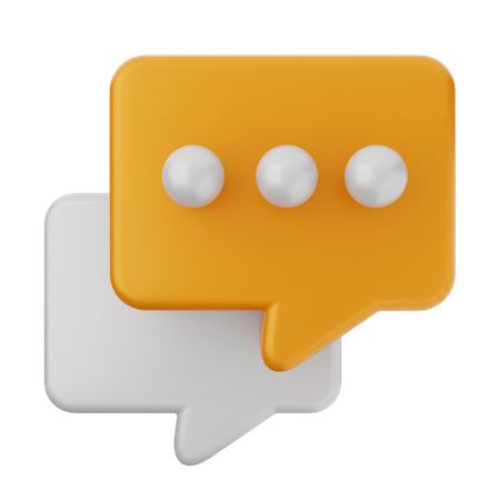 Chat  3D Icon