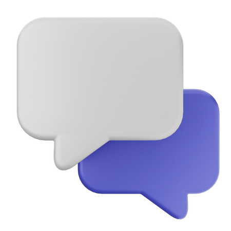 Chat  3D Icon