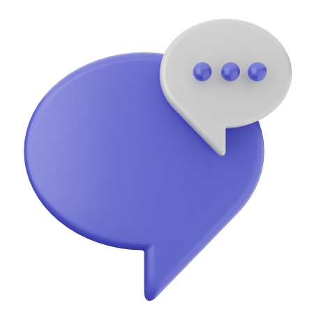 Chat  3D Icon