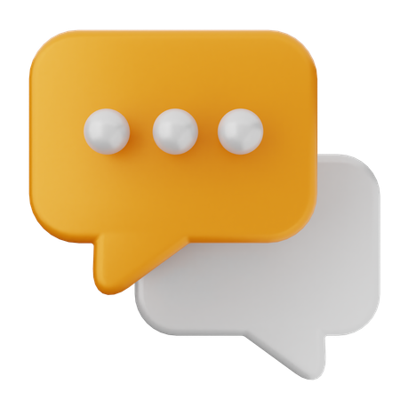 Chat  3D Icon