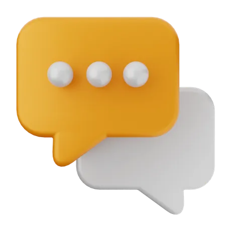 Chat  3D Icon