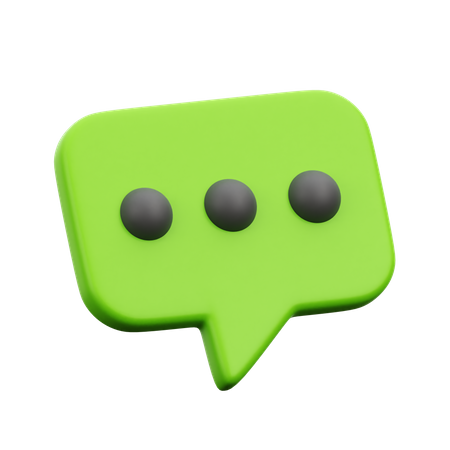 Chat  3D Icon