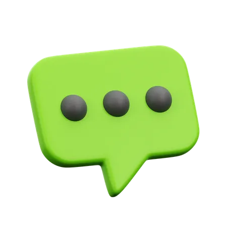 Chat  3D Icon