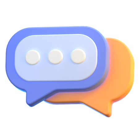 Chat  3D Icon