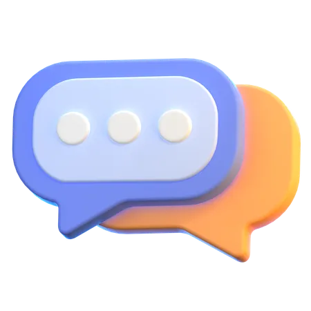 Chat  3D Icon