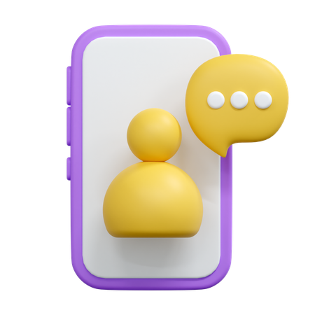 Chat  3D Icon