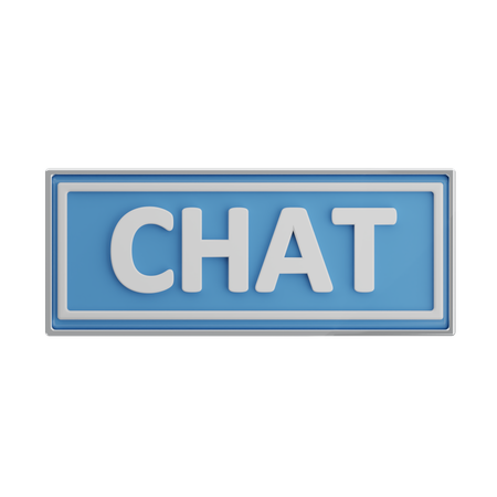 Chat  3D Icon