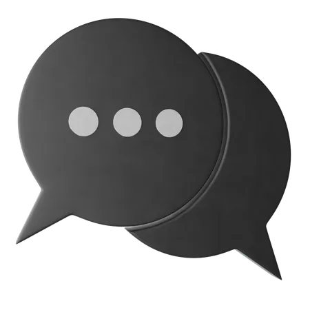 Chat  3D Icon