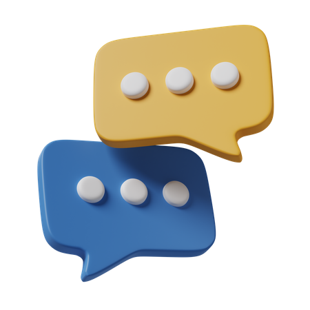 Chat  3D Icon