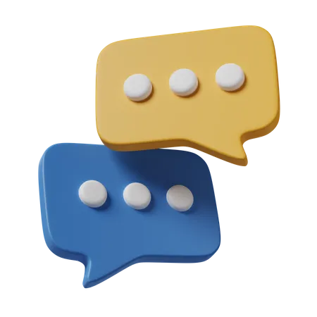 Chat  3D Icon