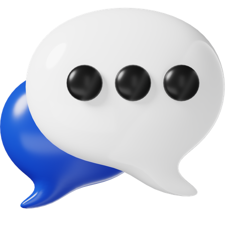 Chat  3D Icon