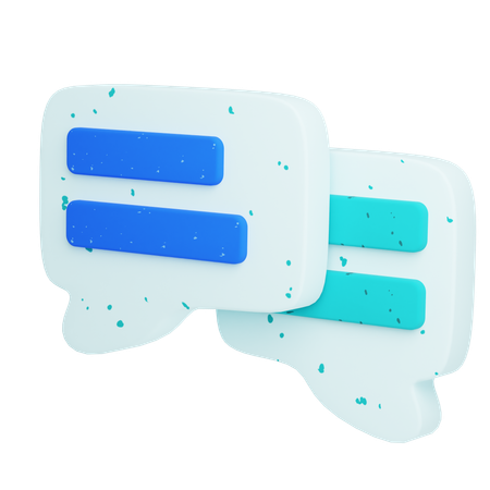 Chat  3D Icon