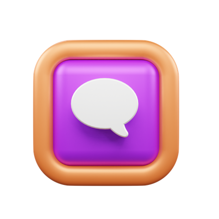 Chat  3D Icon