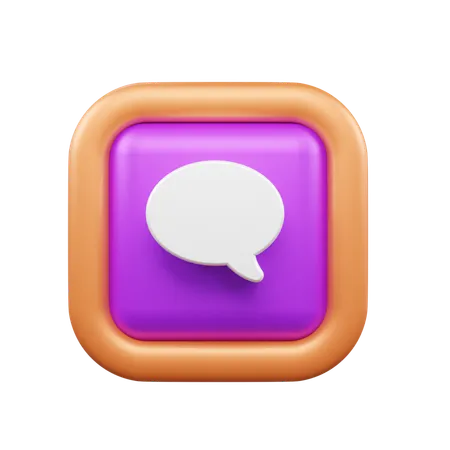 Chat  3D Icon