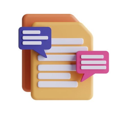 Chat  3D Icon